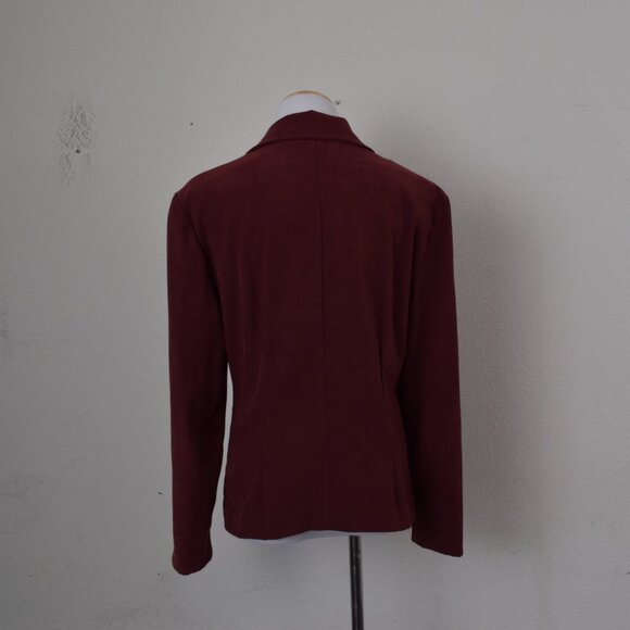 Vintage 90s Auburn Polyester/Spandex‎ Jacket size 12 - Picture 3 of 10